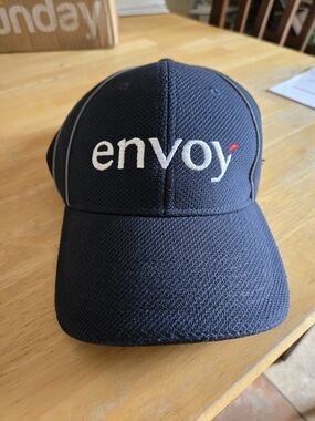 envoy Navy Embroidered Men's Baseball Cap